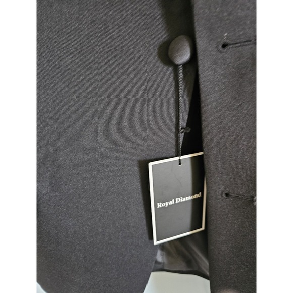 Royal Diamond Tuxedo Jacket Black Size  42R - Picture 3 of 5